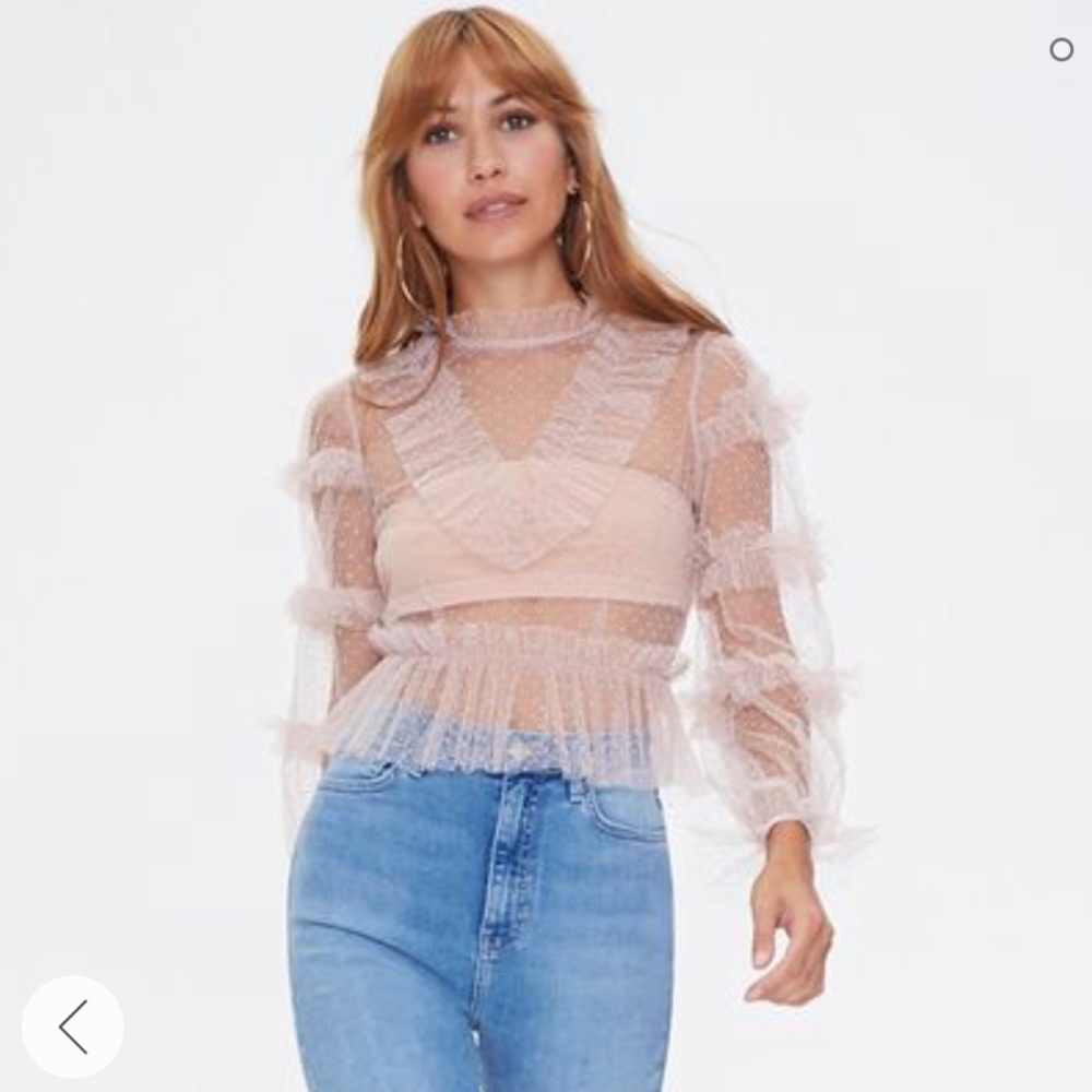 Sheer Mesh Top